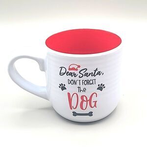 Dear Santa, Don't Forget the Dog Holiday Mug